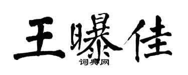 翁闿运王曝佳楷书个性签名怎么写