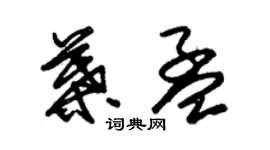 朱锡荣叶孟草书个性签名怎么写