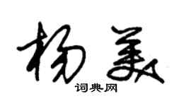 朱锡荣杨美草书个性签名怎么写