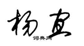 朱锡荣杨宜草书个性签名怎么写