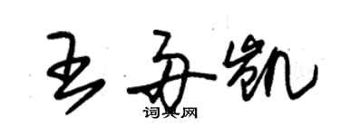 朱锡荣王舟凯草书个性签名怎么写
