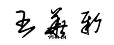 朱锡荣王华新草书个性签名怎么写