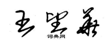 朱锡荣王望华草书个性签名怎么写