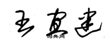 朱锡荣王宜建草书个性签名怎么写