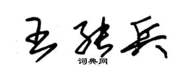 朱锡荣王能兵草书个性签名怎么写