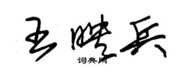 朱锡荣王映兵草书个性签名怎么写