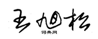 朱锡荣王旭松草书个性签名怎么写