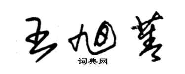 朱锡荣王旭菁草书个性签名怎么写