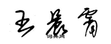 朱锡荣王晨霄草书个性签名怎么写