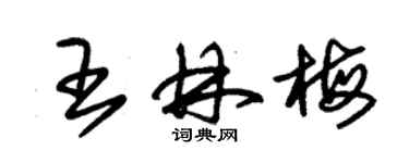 朱锡荣王林梅草书个性签名怎么写
