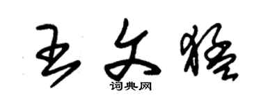 朱锡荣王文猛草书个性签名怎么写