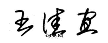 朱锡荣王佳宜草书个性签名怎么写