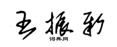 朱锡荣王振新草书个性签名怎么写