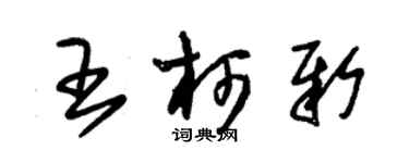 朱锡荣王柯新草书个性签名怎么写