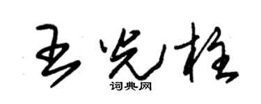 朱锡荣王光柱草书个性签名怎么写