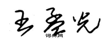 朱锡荣王孟光草书个性签名怎么写