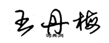 朱锡荣王丹梅草书个性签名怎么写