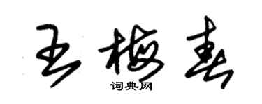 朱锡荣王梅春草书个性签名怎么写