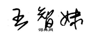 朱锡荣王智妹草书个性签名怎么写