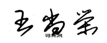 朱锡荣王尚荣草书个性签名怎么写