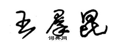 朱锡荣王群昆草书个性签名怎么写