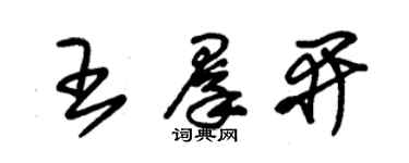 朱锡荣王群开草书个性签名怎么写