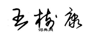 朱锡荣王树康草书个性签名怎么写