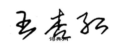 朱锡荣王杏红草书个性签名怎么写