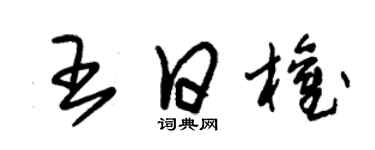 朱锡荣王日权草书个性签名怎么写
