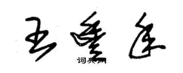 朱锡荣王丰年草书个性签名怎么写