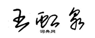 朱锡荣王虹泉草书个性签名怎么写