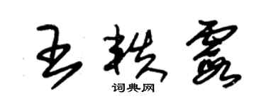 朱锡荣王轶霞草书个性签名怎么写