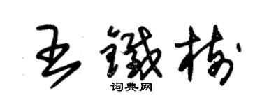 朱锡荣王铁树草书个性签名怎么写