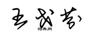 朱锡荣王戈芬草书个性签名怎么写