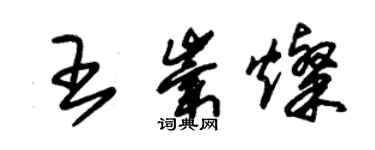 朱锡荣王崇灿草书个性签名怎么写