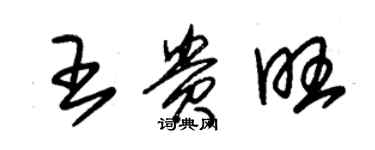 朱锡荣王贵旺草书个性签名怎么写