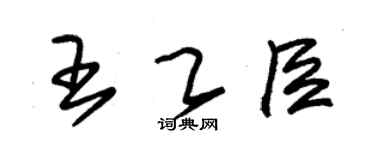 朱锡荣王乙臣草书个性签名怎么写