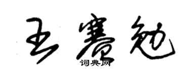 朱锡荣王赛勉草书个性签名怎么写
