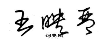 朱锡荣王映琴草书个性签名怎么写