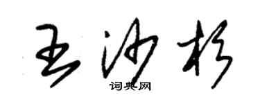 朱锡荣王沙杉草书个性签名怎么写
