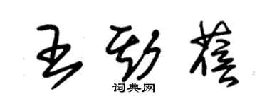 朱锡荣王斯蓓草书个性签名怎么写