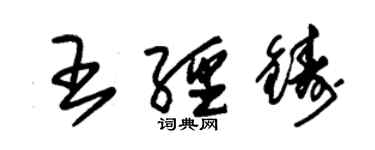 朱锡荣王经铸草书个性签名怎么写