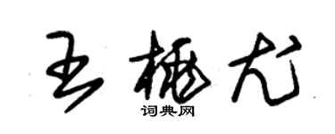朱锡荣王桃尤草书个性签名怎么写