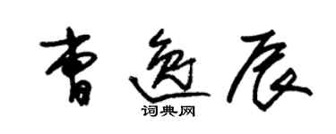 朱锡荣曹逸辰草书个性签名怎么写