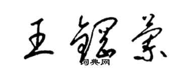 梁锦英王钢兰草书个性签名怎么写
