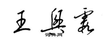 梁锦英王兴霞草书个性签名怎么写