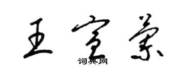梁锦英王宣兰草书个性签名怎么写