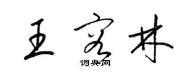 梁锦英王容林草书个性签名怎么写