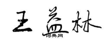 曾庆福王益林行书个性签名怎么写