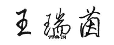 骆恒光王瑞茵行书个性签名怎么写